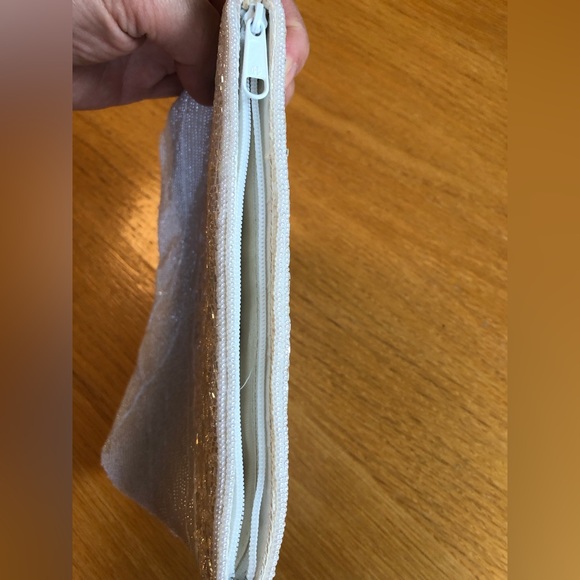 Beaded Zip Clutch/Makeup Bag HandMade by Du Val - Picture 4 of 8